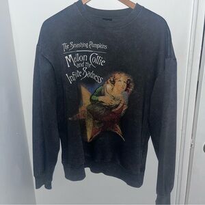 Black Graphic Sweater